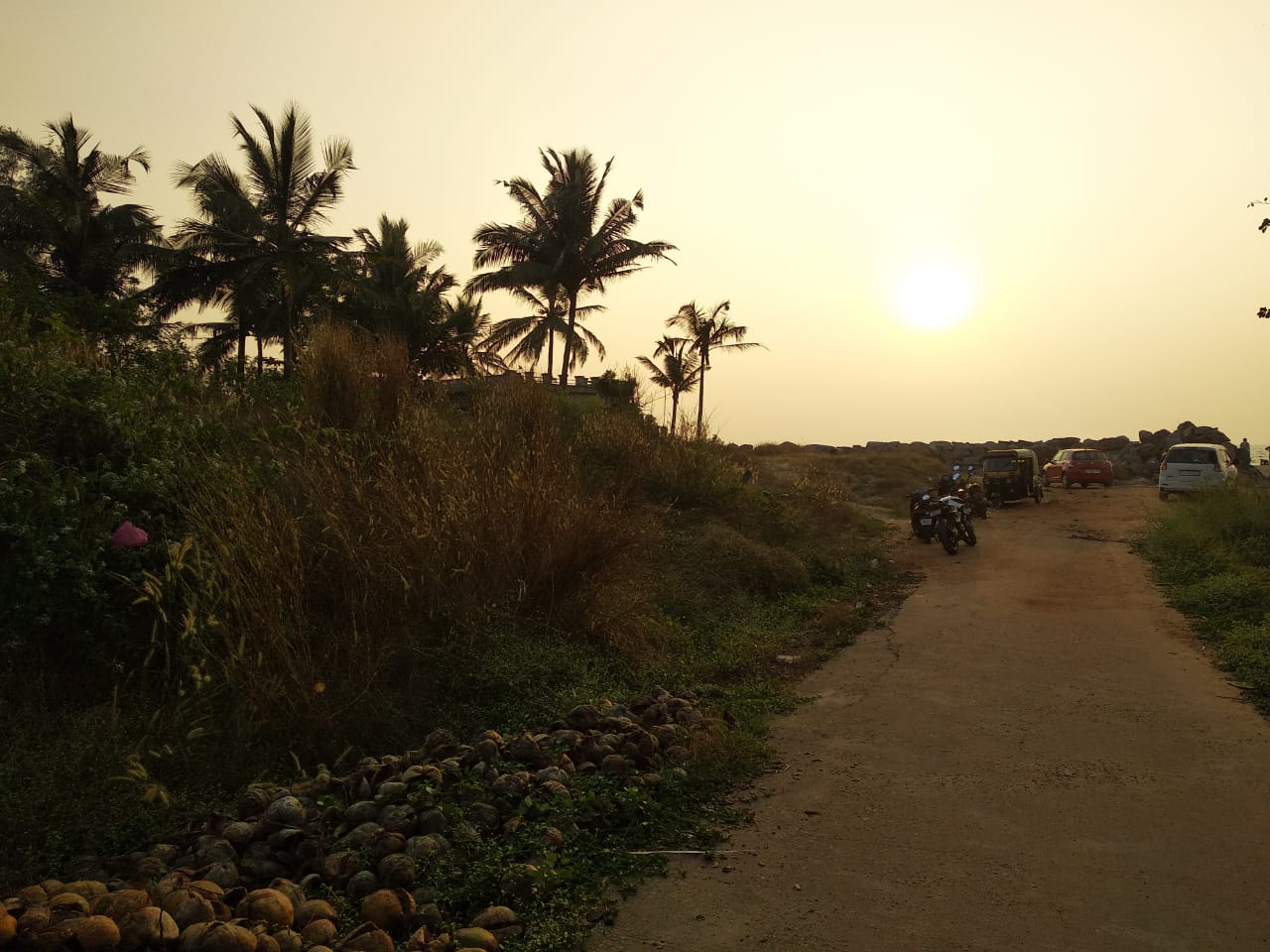 Sea facing land in Someshwara beach in Mangalore